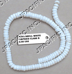Puka Shell White - Grinded Class B