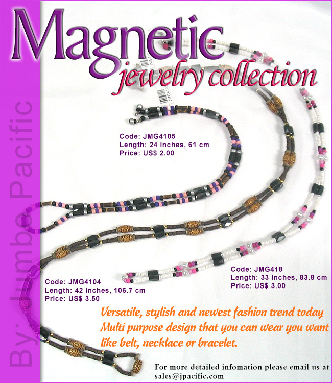 Philippine shell magnetic jewelry belts bracelets necklace collection